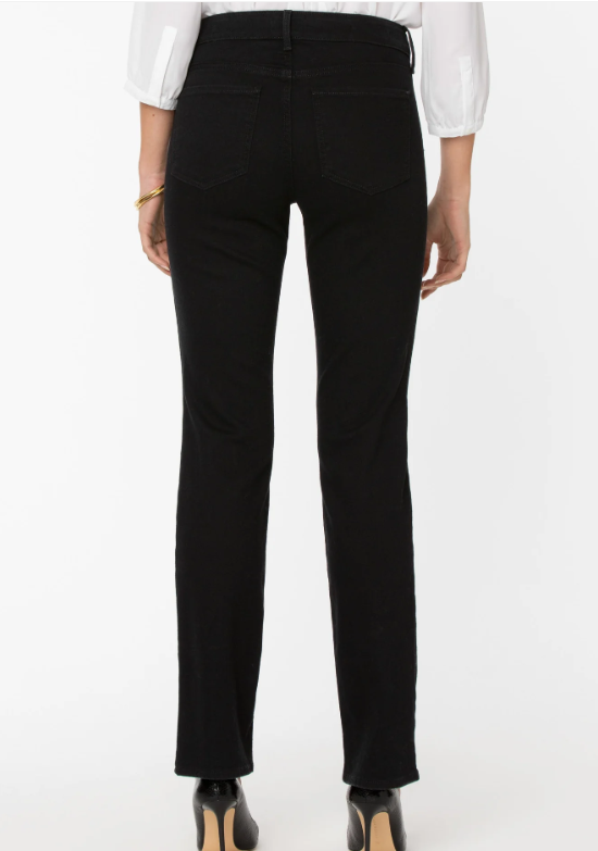 NYDJ Marilyn Straight Jeans - 32" Black