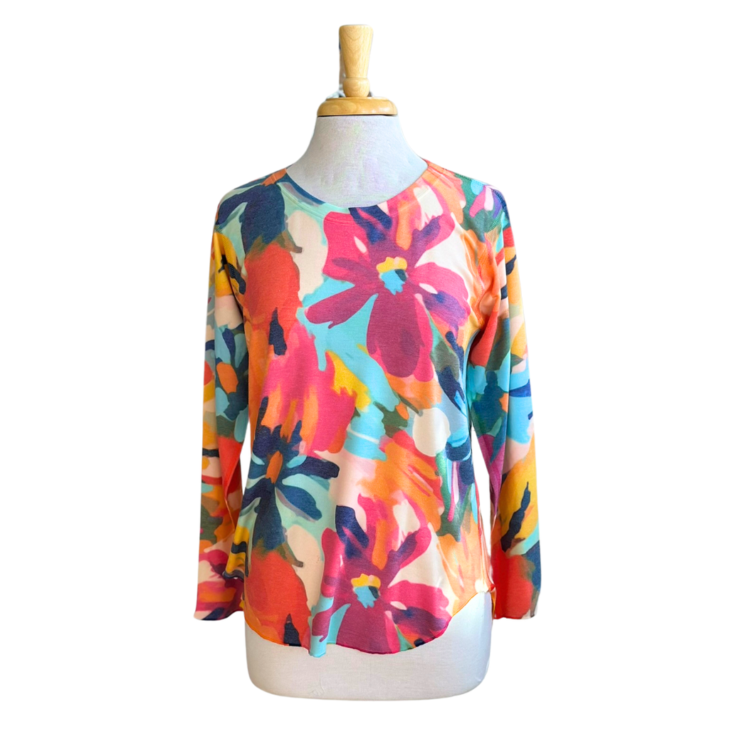 Nally & Millie Printed French Terry Top