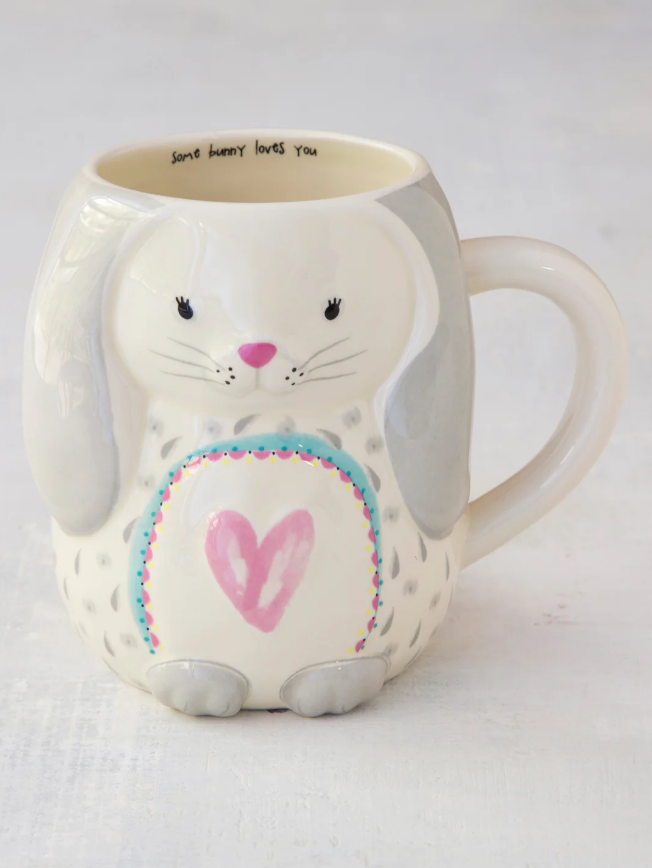 Natural Life Folk Coffee Mug Bunny