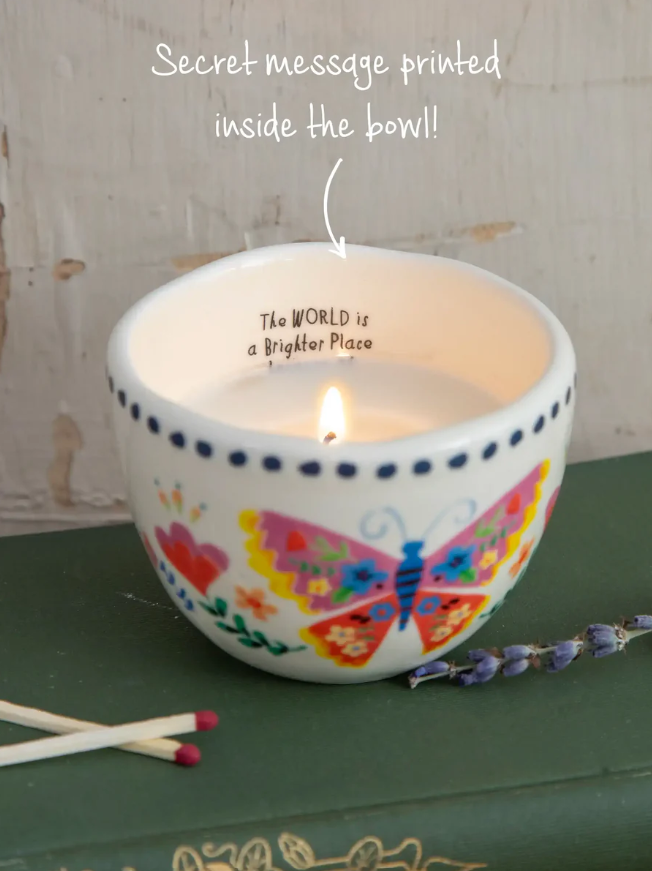 Natural Life Secret Message Candle - Brighter Place