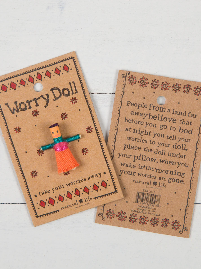 Natural Life Worry Doll Girl