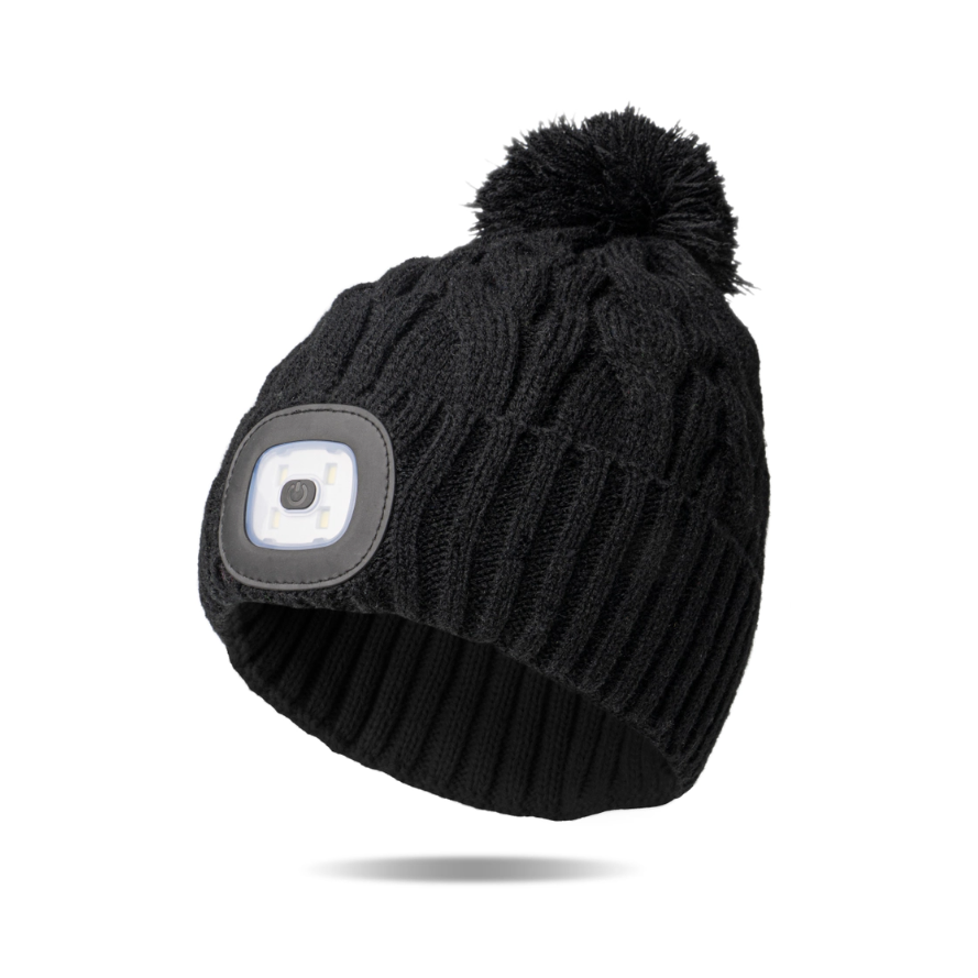 Night Scope® Nova Pom Hat Black