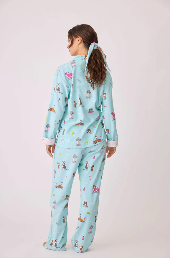 PJ Salvage Spaw Day Flannel PJ Set