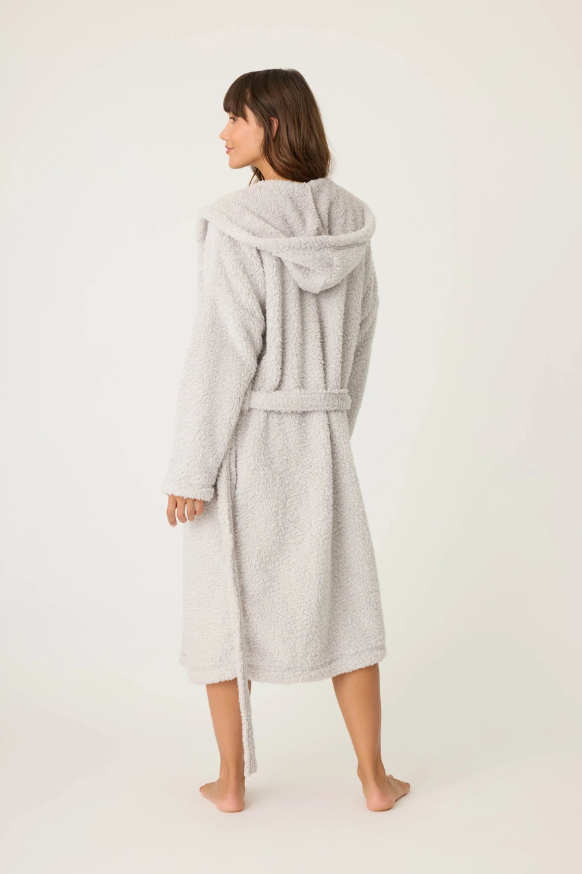 PJ Salvage Teddy Bear Robe Grey