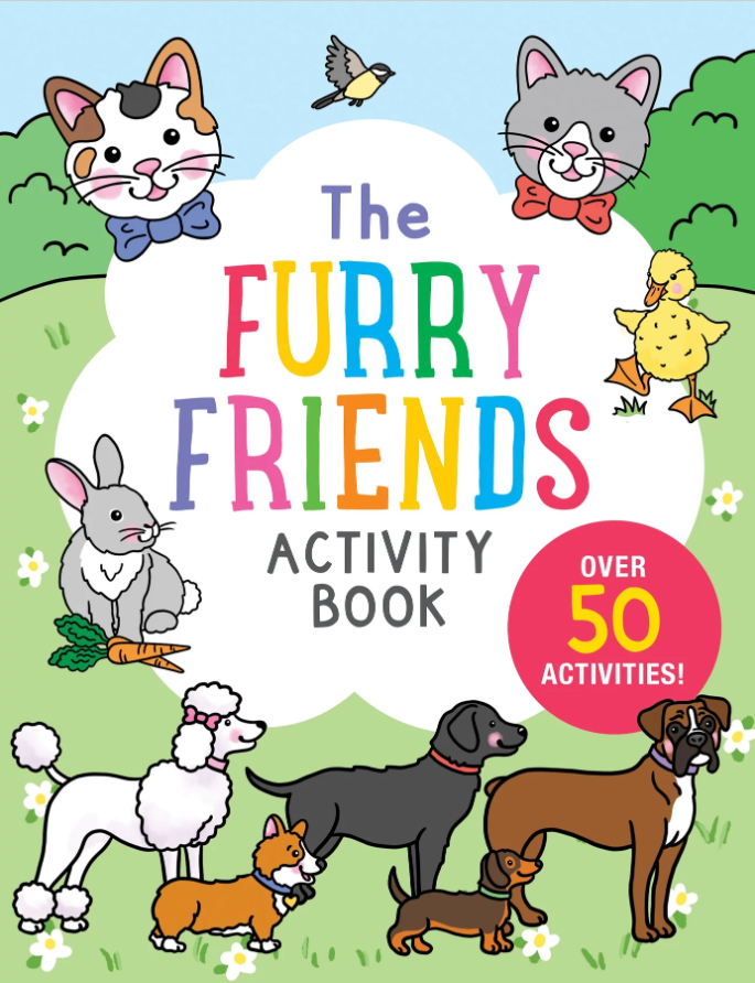 Peter Pauper Press Kids Activity Book The Furry Friends
