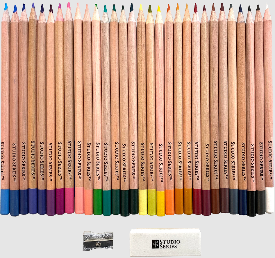 Peter Pauper Press Studio Series Colored Pencil Set (Set of 30)