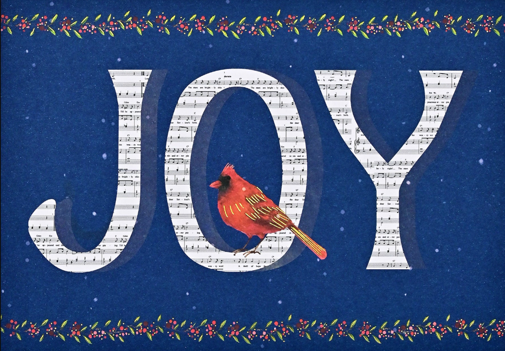 Peter Pauper Press Joyful Cardinal Deluxe Boxed Holiday Cards