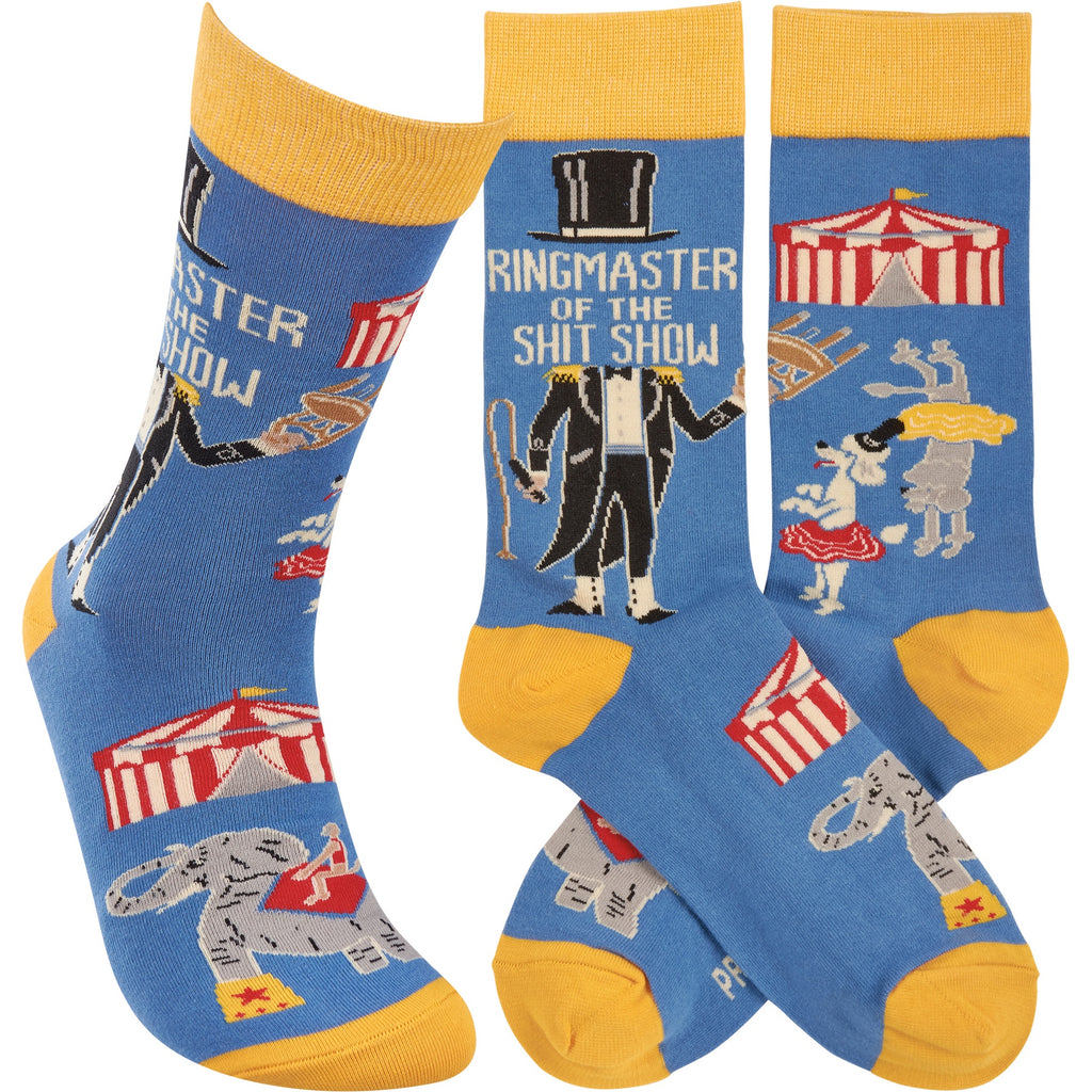 Primitives By Kathy Ringmaster Crew Socks