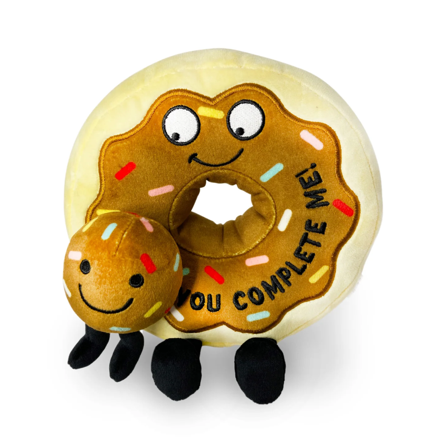 Punchkins "You Complete Me" Plush Donut