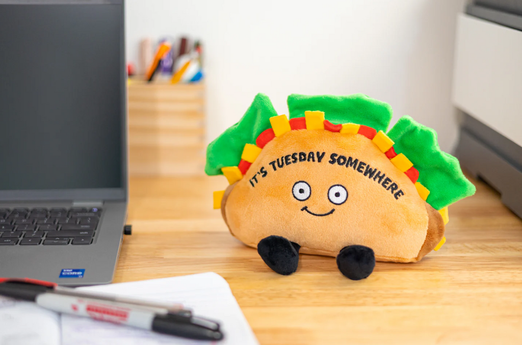 Punchkins "It's Tuesday Somewhere" Plush Taco