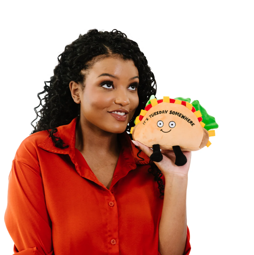 Punchkins "It's Tuesday Somewhere" Plush Taco