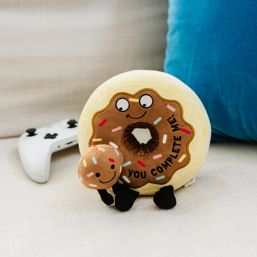 Punchkins "You Complete Me" Plush Donut