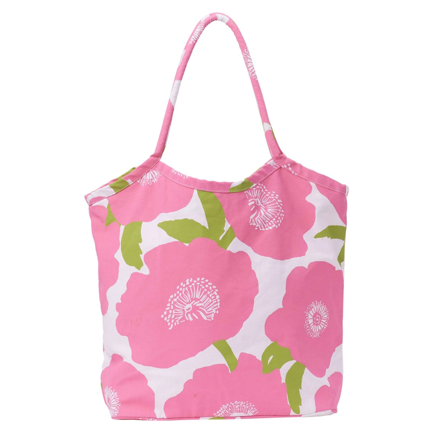 Rock Flower Paper Large Bucket Bag Poppies