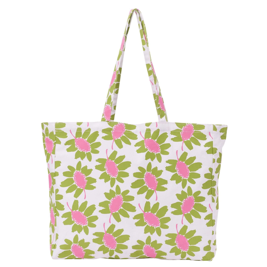 Rock Flower Paper Little Shopper Tote Bag Callie Lime