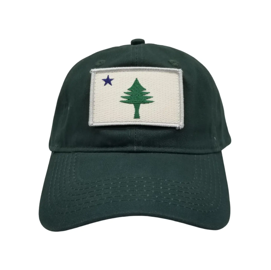Rouge Life Maine Flag Brushed Twill Dad Hat