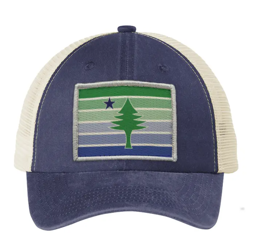 Rouge Life Maine 1901 Maine Flag Patch Hat