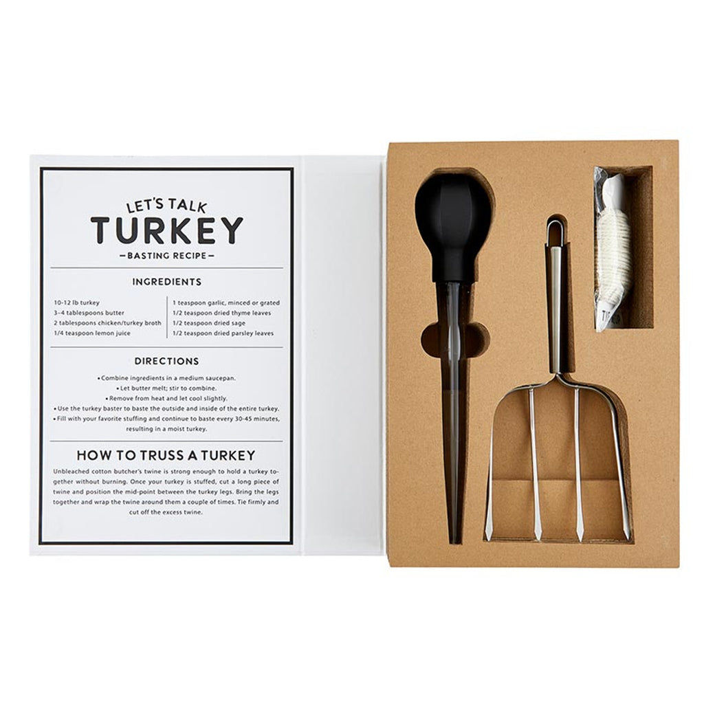 Fun Thanksgiving gift set with humorous packaging