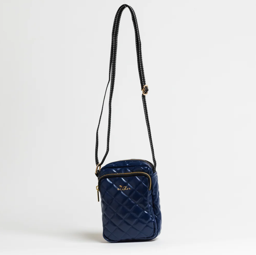 Scout The Micromanager Quilted Crossbody Navy