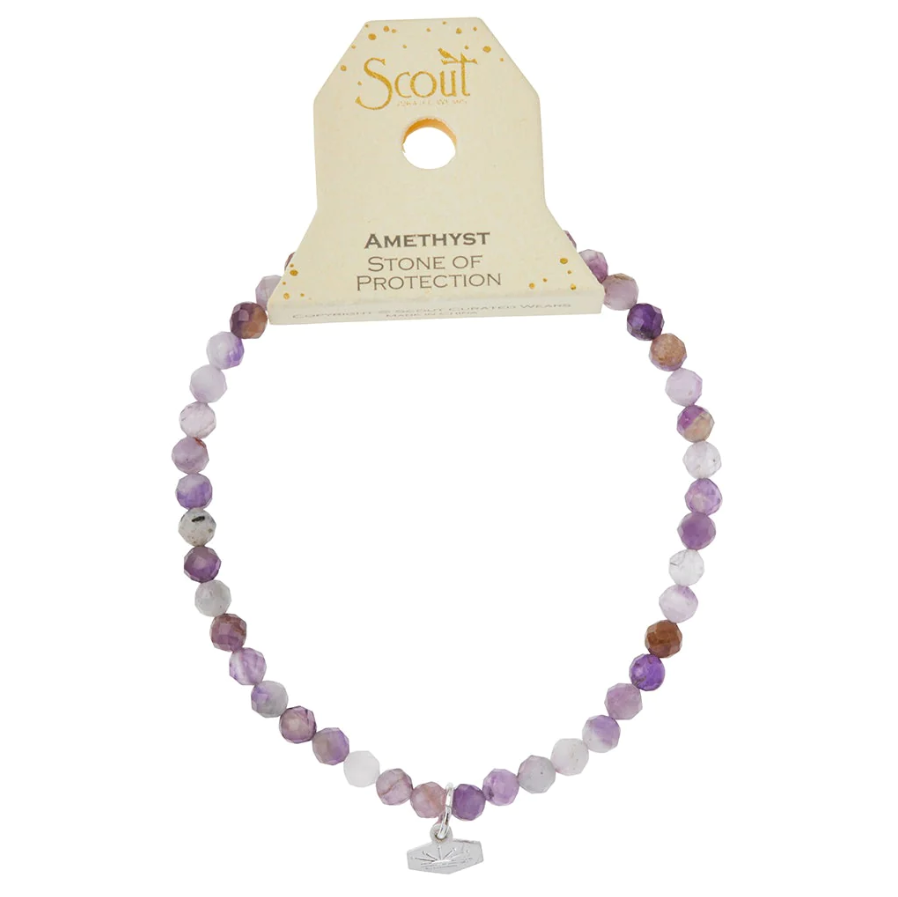 Scout Curated Wears Mini Faceted Stone Stacking Bracelet