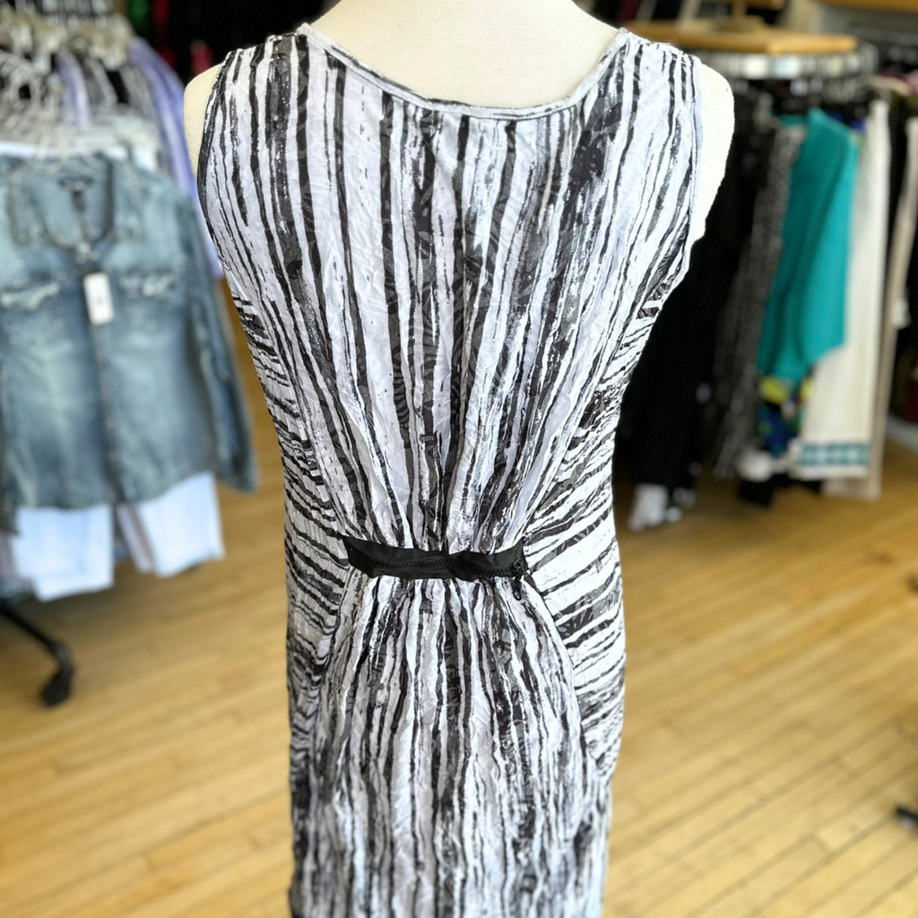 Shana Crinkle Stripe Dress