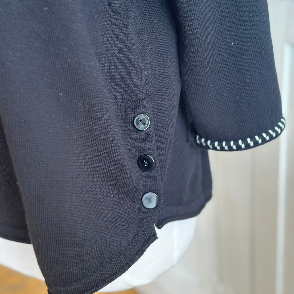 Shana Cotton Button Detail Sweater