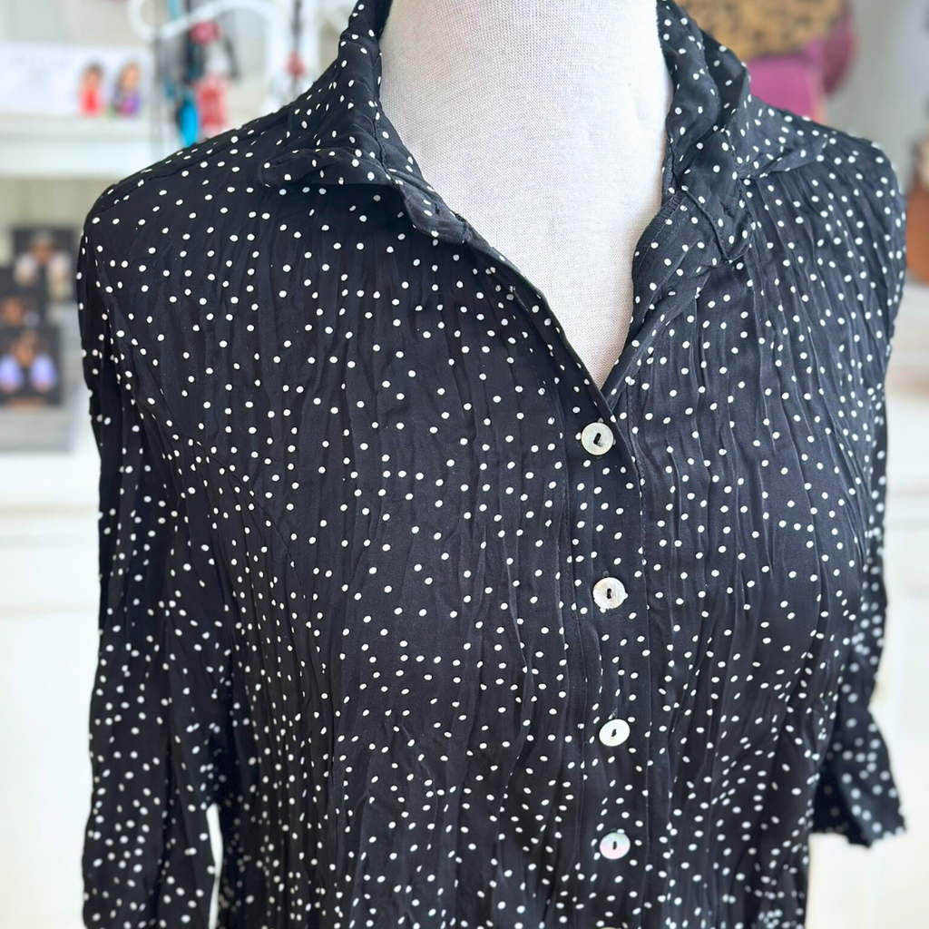 Shana Polka Dot Shirt Dress