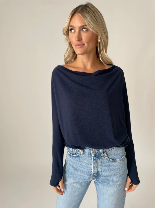 Six Fifty The Anywhere Top Navy