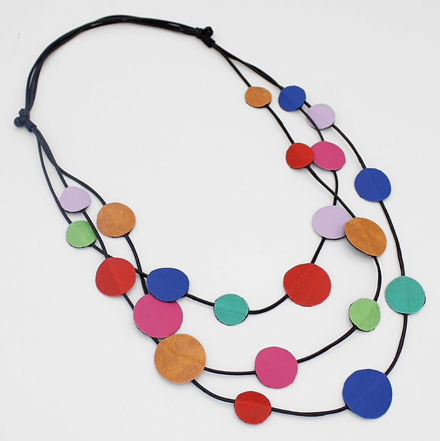 Sylca Paris Multi Leather Necklace