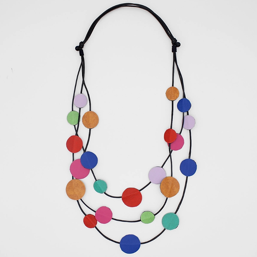 Sylca Paris Multi Leather Necklace