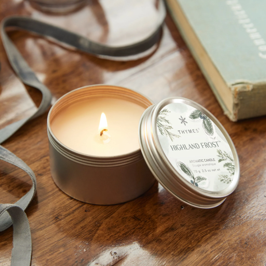 Thymes Travel Tin Candle Highland Frost