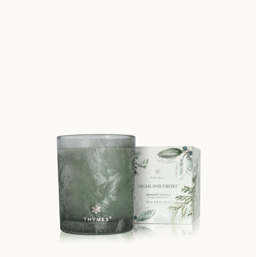 Thymes Boxed Candle - 6.5oz. Fraiser Fir Highland Frost