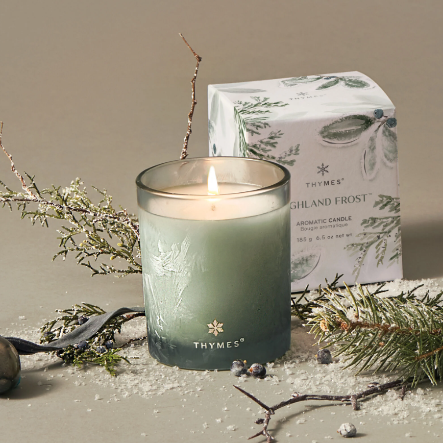 Thymes Boxed Candle - 6.5oz. Fraiser Fir Highland Frost