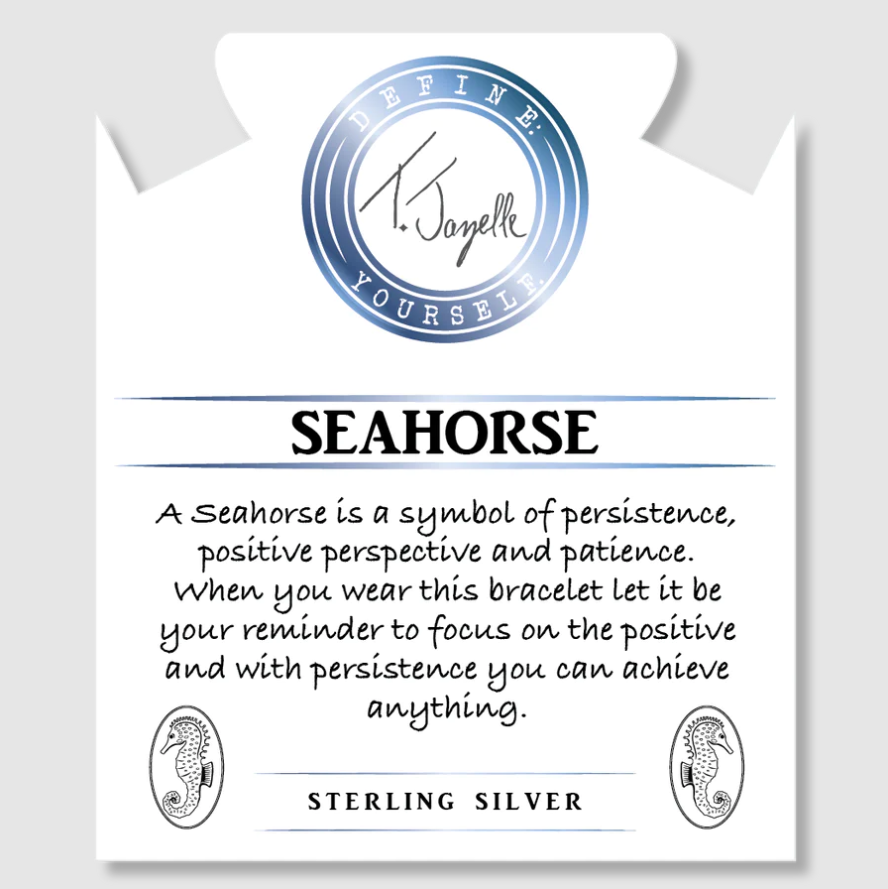 Tiffany Jazelle Seahorse Charm Card