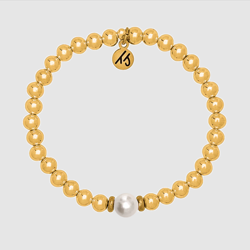 Tiffany Jazelle The Cape Bracelet - Gold Filled with Pearl Ball