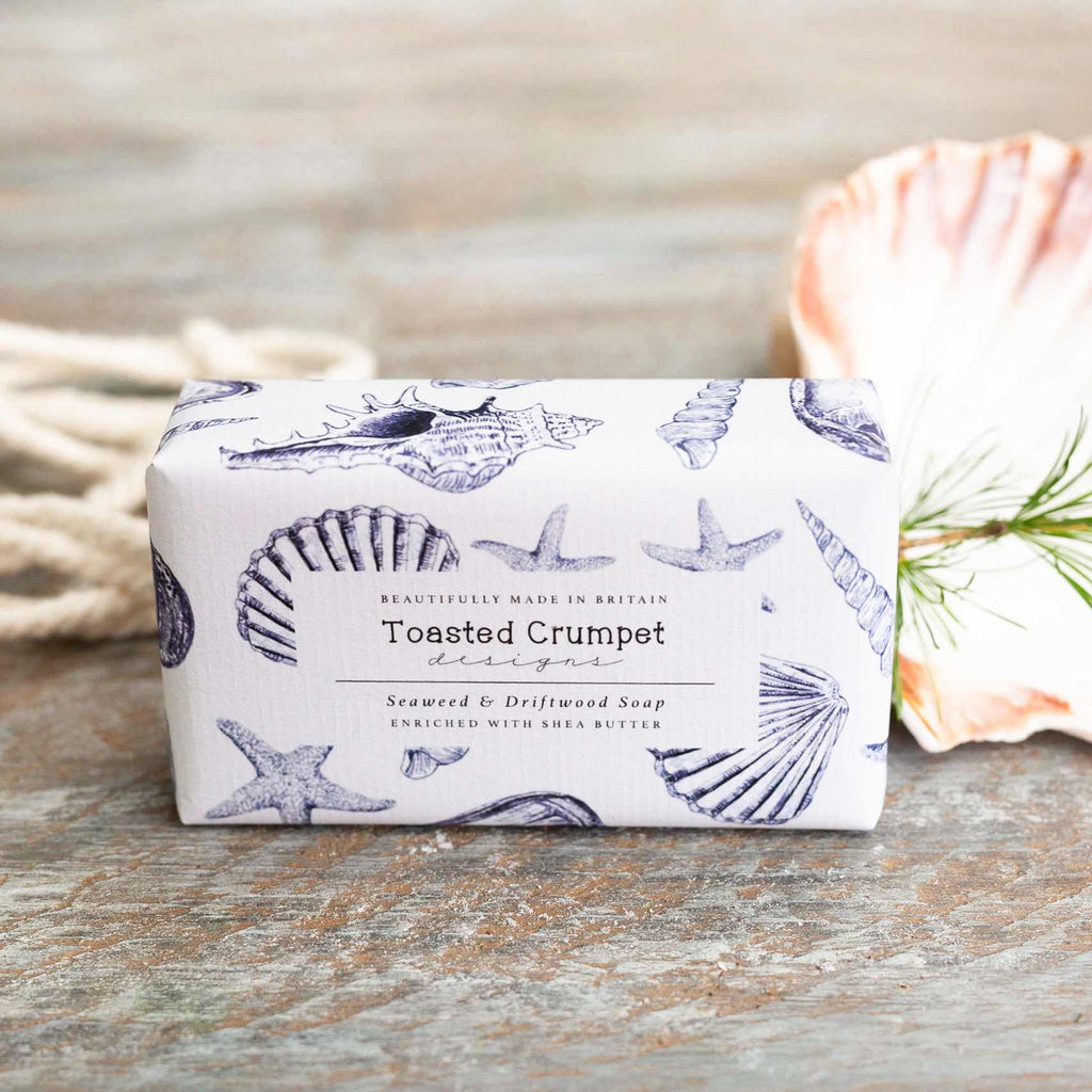 Toasted Crumpet Seaweed & Driftwood Soap