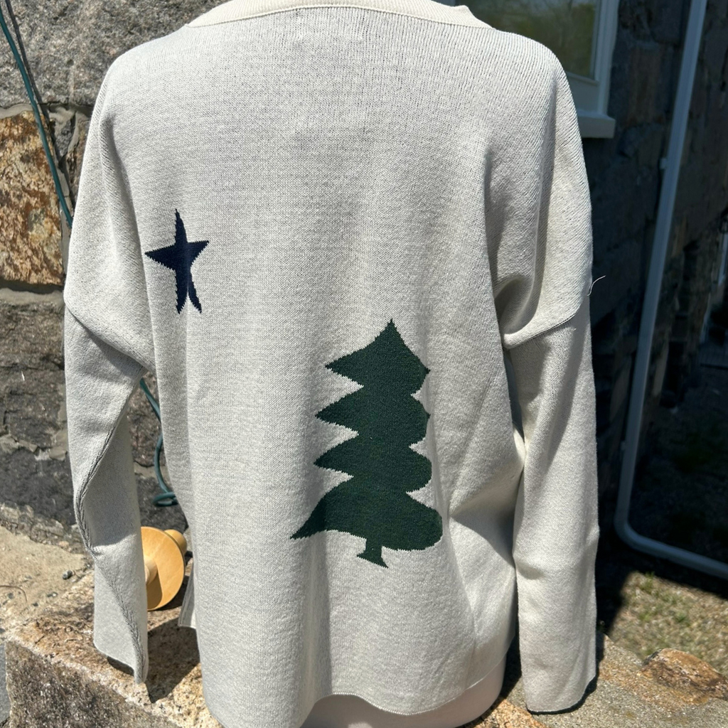 Town Pride Relaxed Fit Maine Flag Sweater