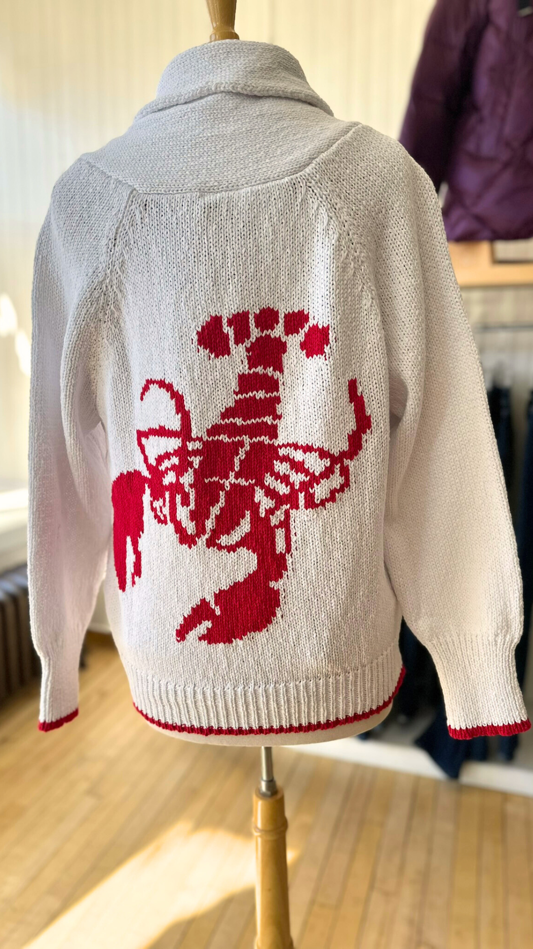 Lobster sales knit cardigan