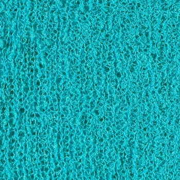 Van Klee Tissue Knit Poncho Turquoise