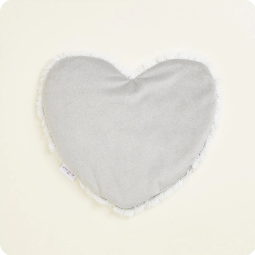 Warmies® Heart Heat Pad Marshmallow Grey