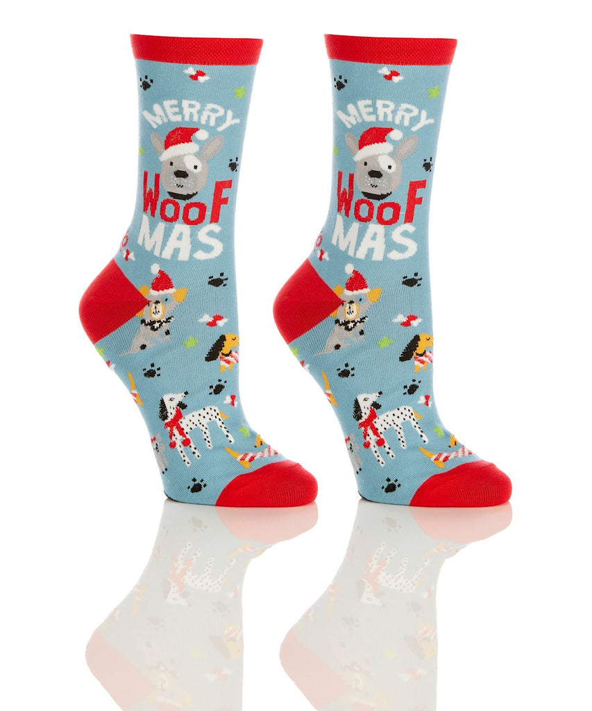 Yo Sox Women’s Christmas Socks Woofmas