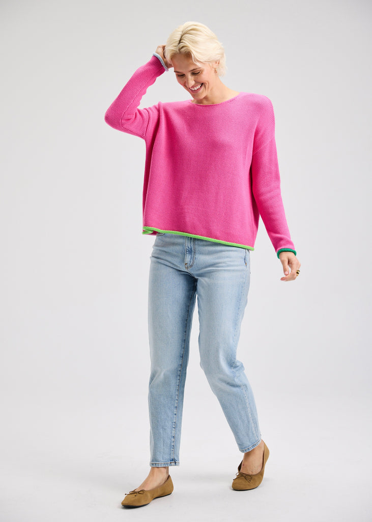 Zaket & Plover Chunky Cotton Essential Sweater