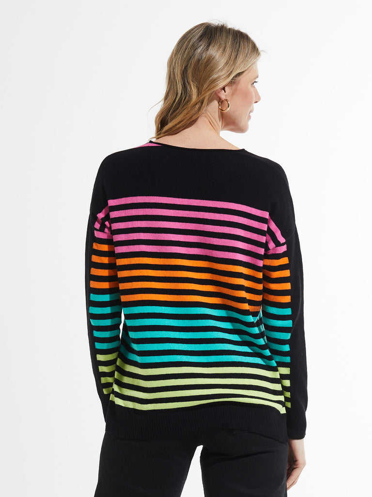 Zaket & Plover Side Stripe Sweater