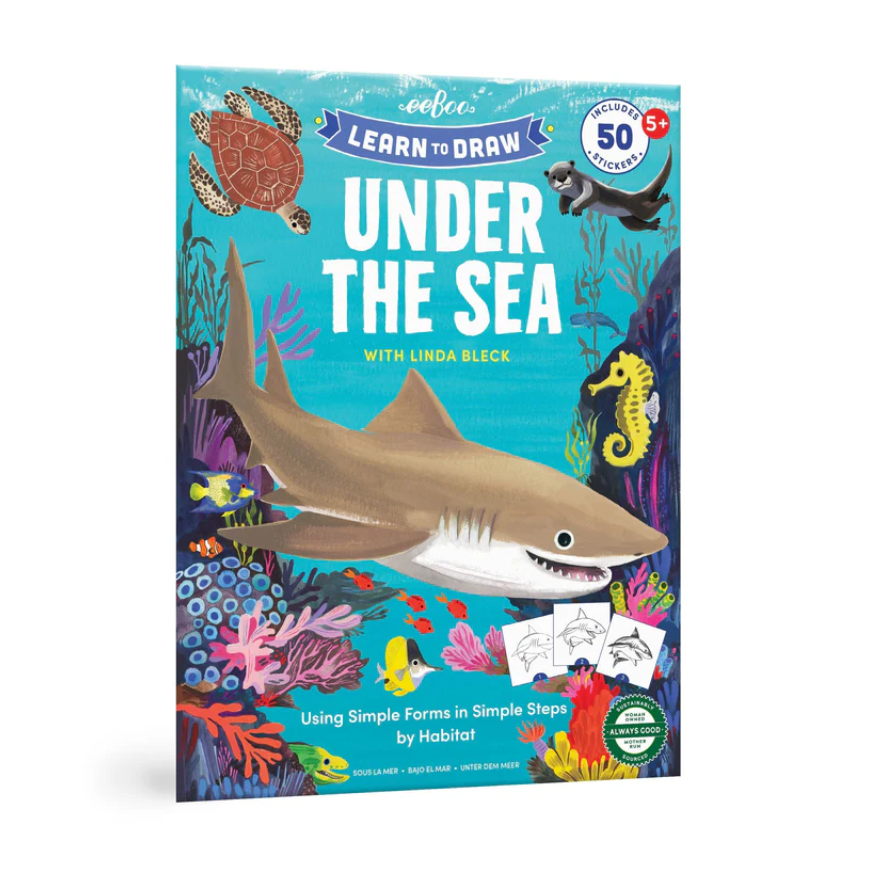 Cover of eeBoo Learn to Draw Under the Sea book