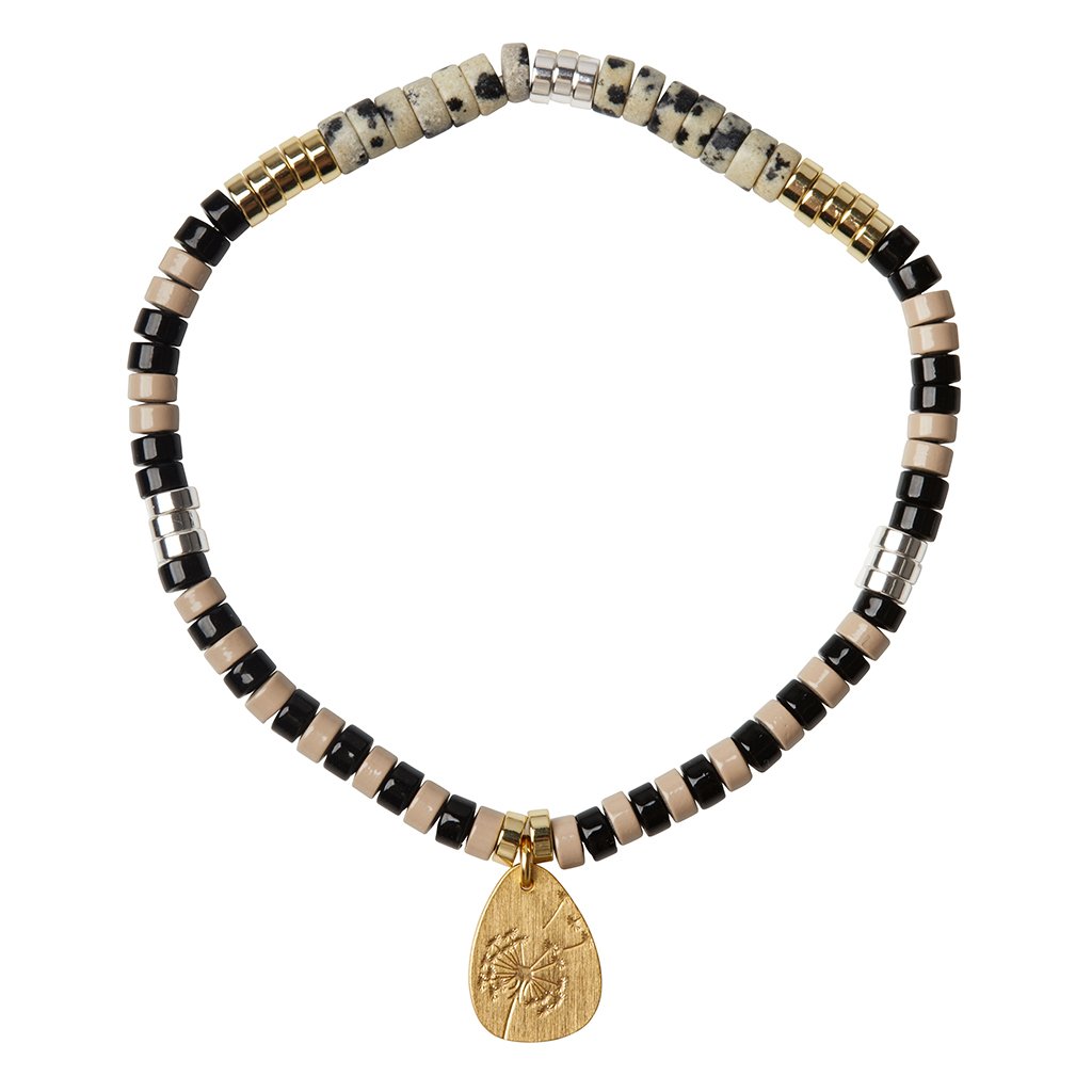 Scout Curated Wears dalmatian jasper charm bracelet