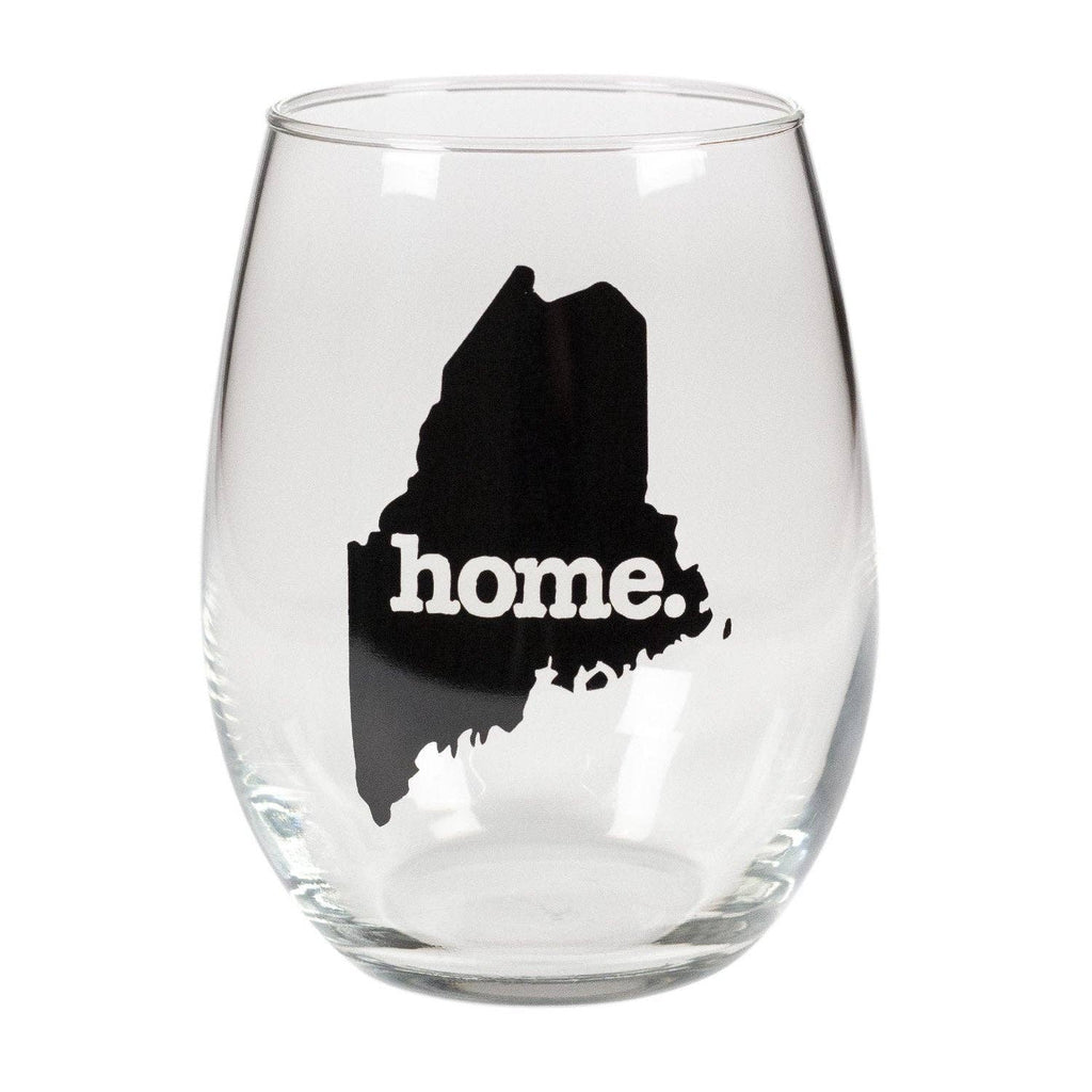 Launch Pad Gifts home. Stemless Wine Glass - Maine