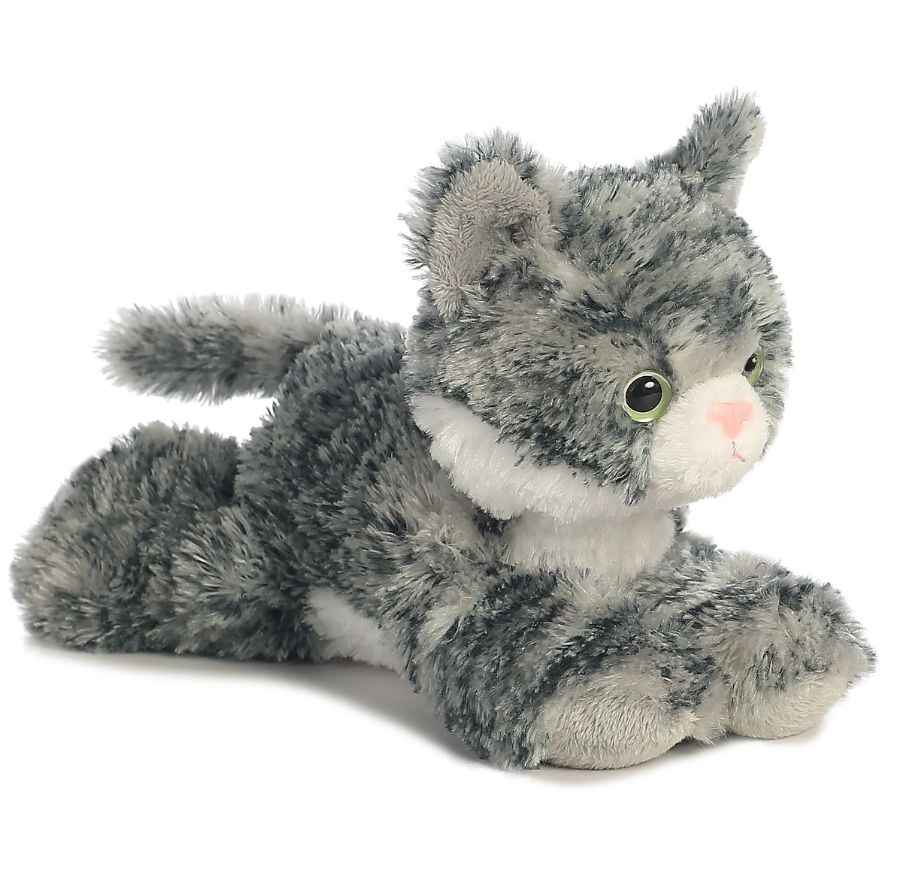 Mini Flopsie - 8" Lily Gray Tabby Cat