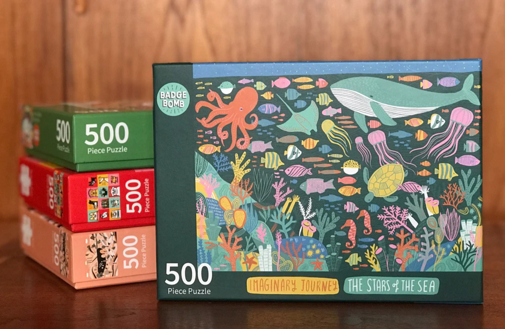 Badge Bomb The Stars of the Sea 500 Piece Puzzle