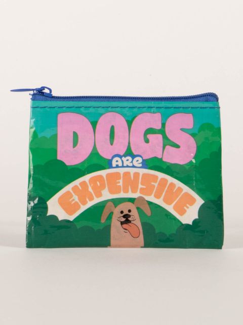 Blue Q Dogs Are Expensive Coin Purse