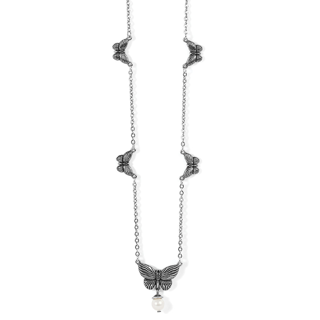 Brighton Bloom Butterfly Pearl Necklace