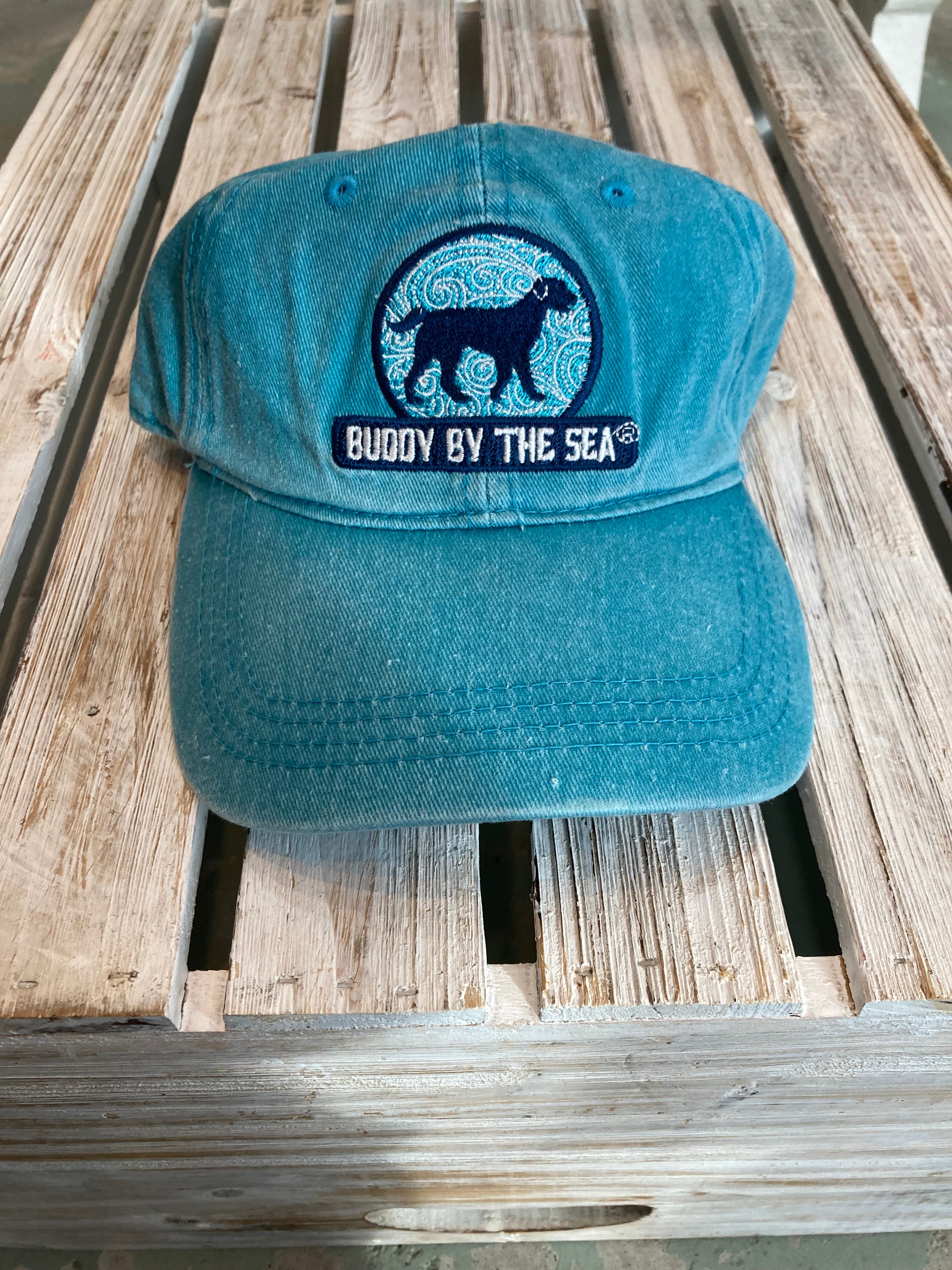 Lake Solid Navy Anchor on Baseball Cap — Buddy by the Sea